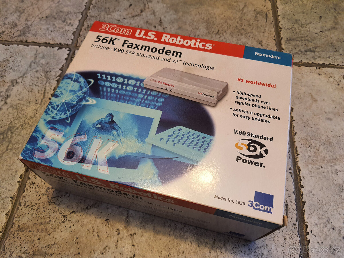 3Com U.S. Robotics 56K Faxmodem - Model 5630 - 4