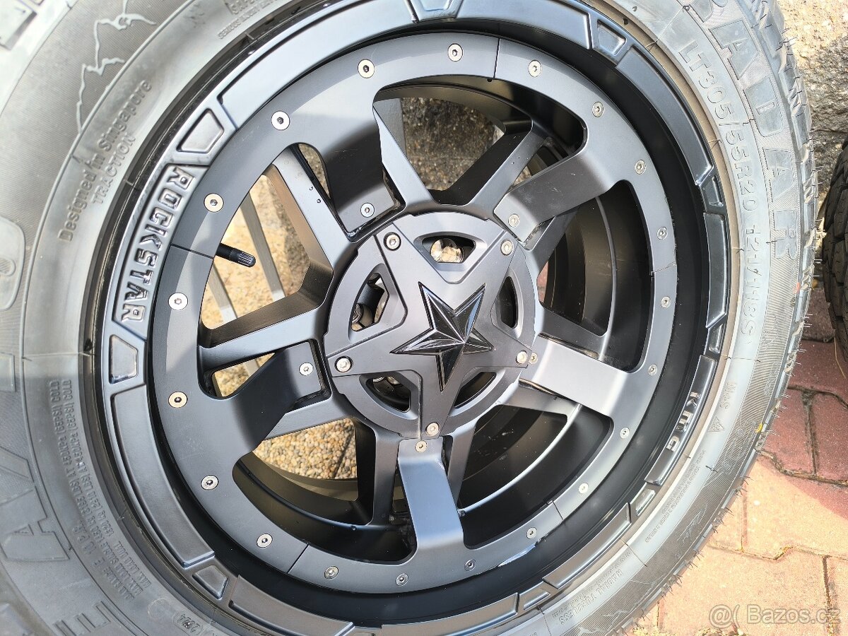 ALU KOLA XD 827 ROCKSTAR III 20x10 ČERNÝ MAT