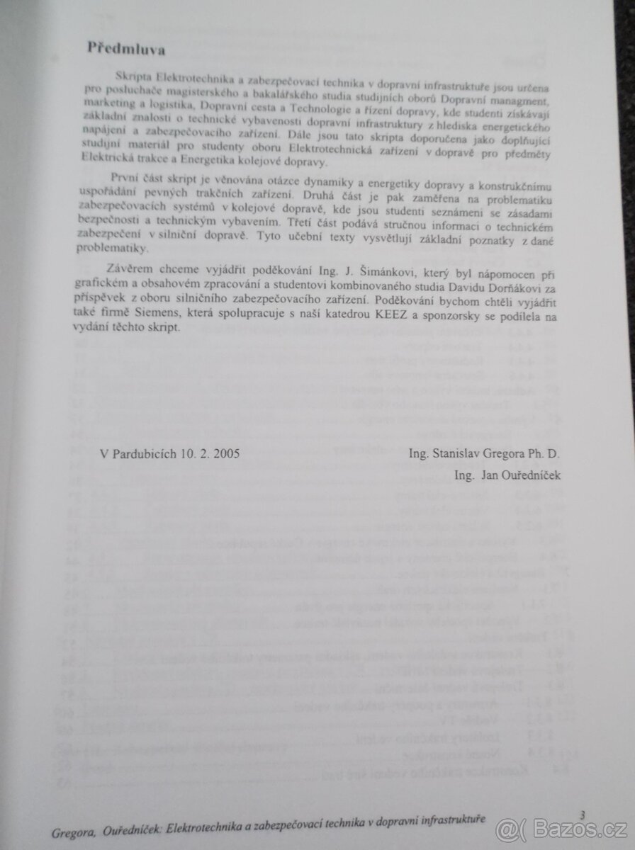 Elektrotechnika a zab. technika v dopravní infrastruktuře - 4