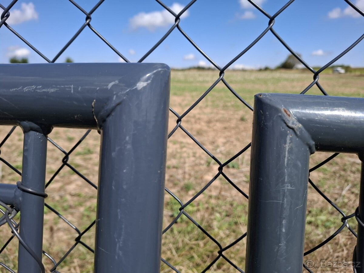 Plotová brána 3605x1750, antracit - 4