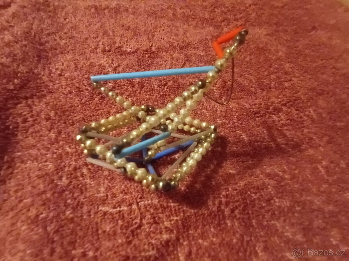 Vánoční ozdoby korálkové - 4