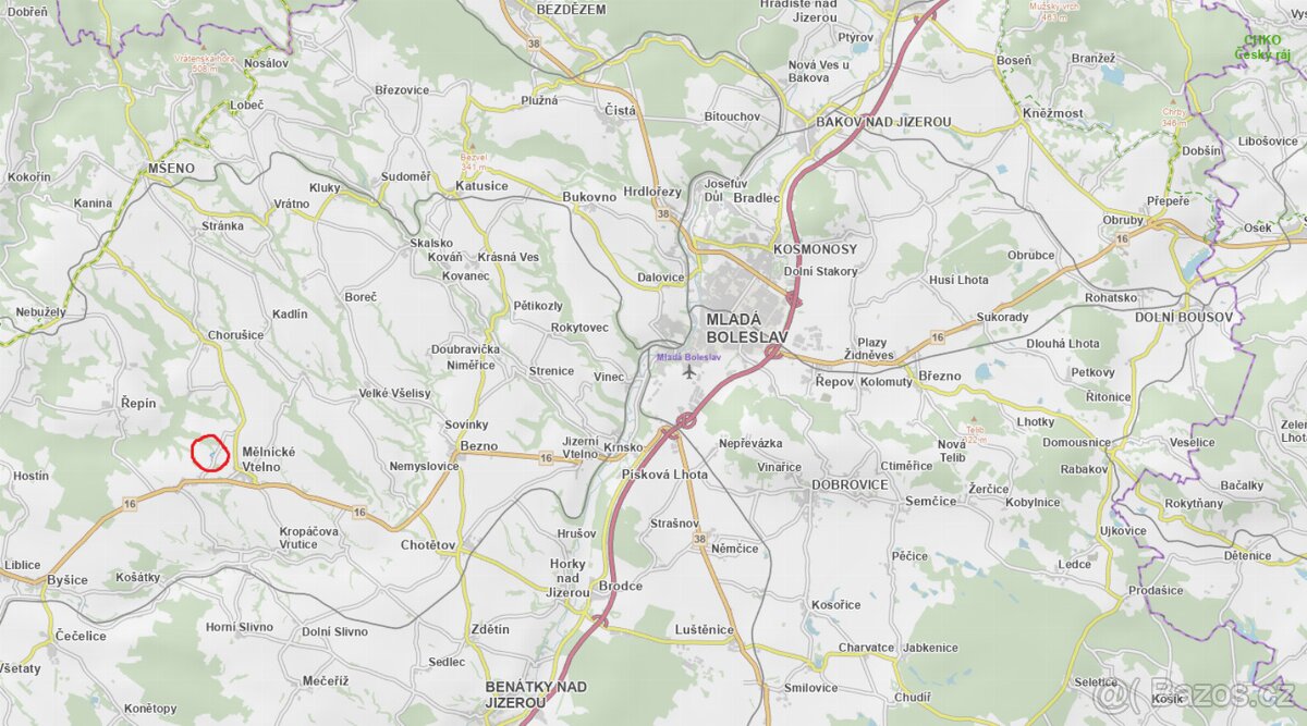 Prodám lesní pozemek v k. ú. Radouň - 4