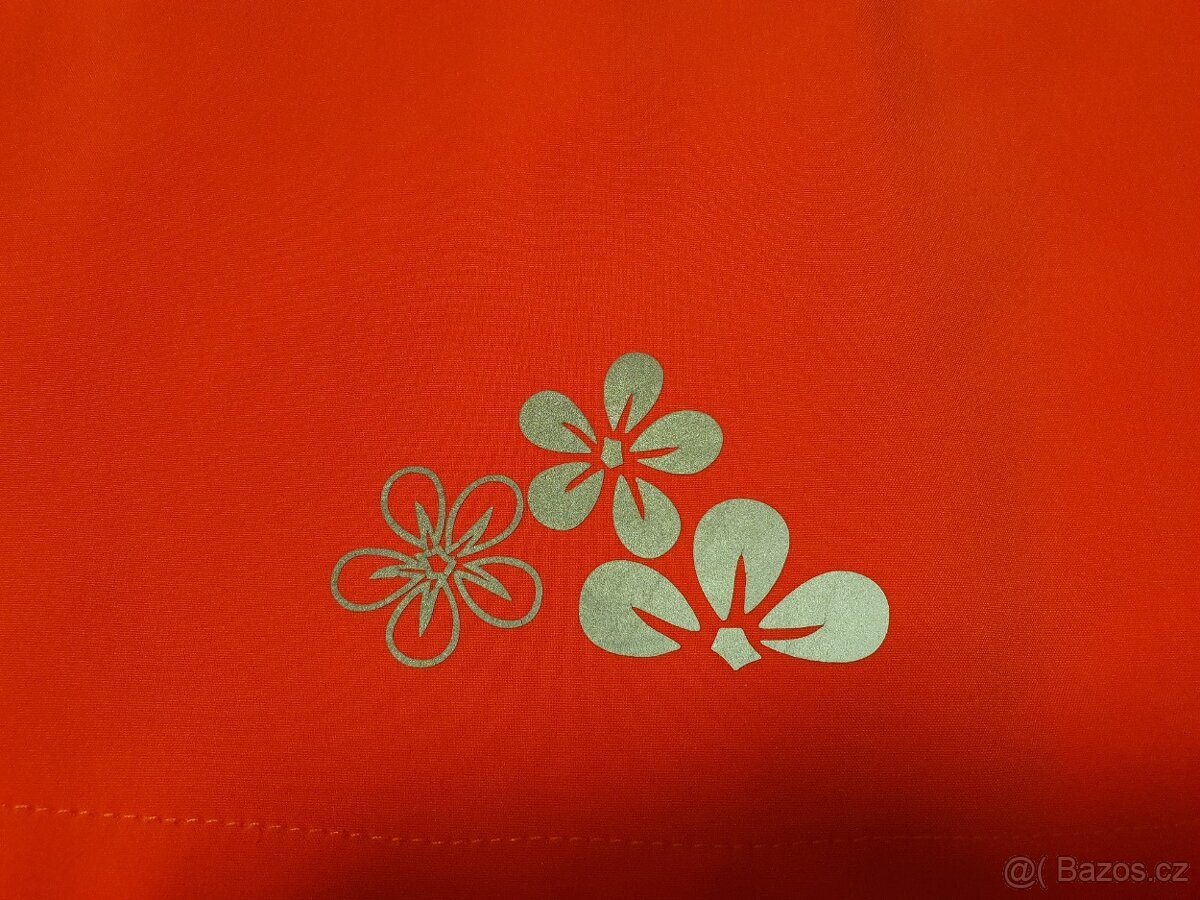 Bunda softshellová Lewro oranžová, vel. 116-122 - 4