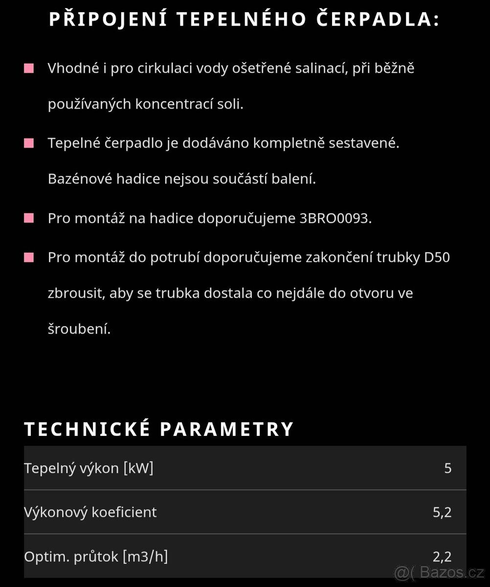 Tepelné čerpadlo Azuro 5kw - 4