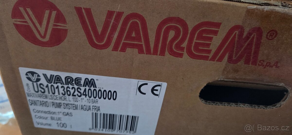 Nová tlaková nádoba 100L Varem - 4