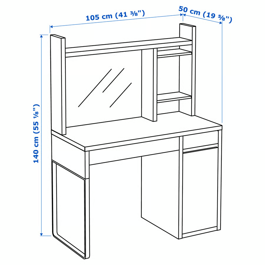 Dětský psací stůl IKEA MICKE - 4