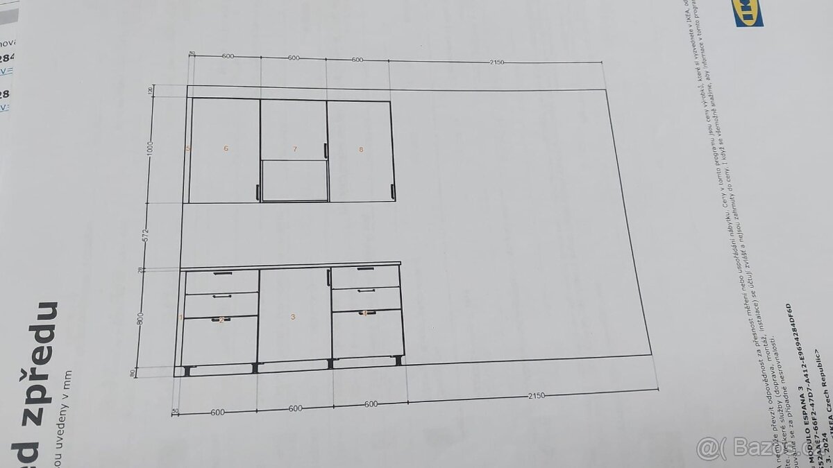 Kuchyňská linka Ikea Metod 180cm - 4
