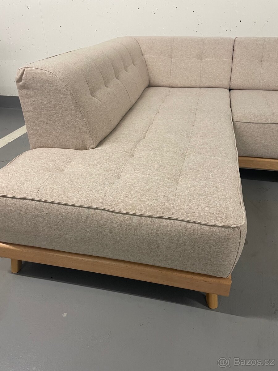 Béžová pohovka Daisy - 4