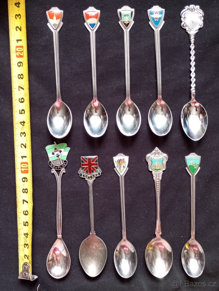 Sběratelské lžičky, vidličky, nože - celkem 106 ks - 4