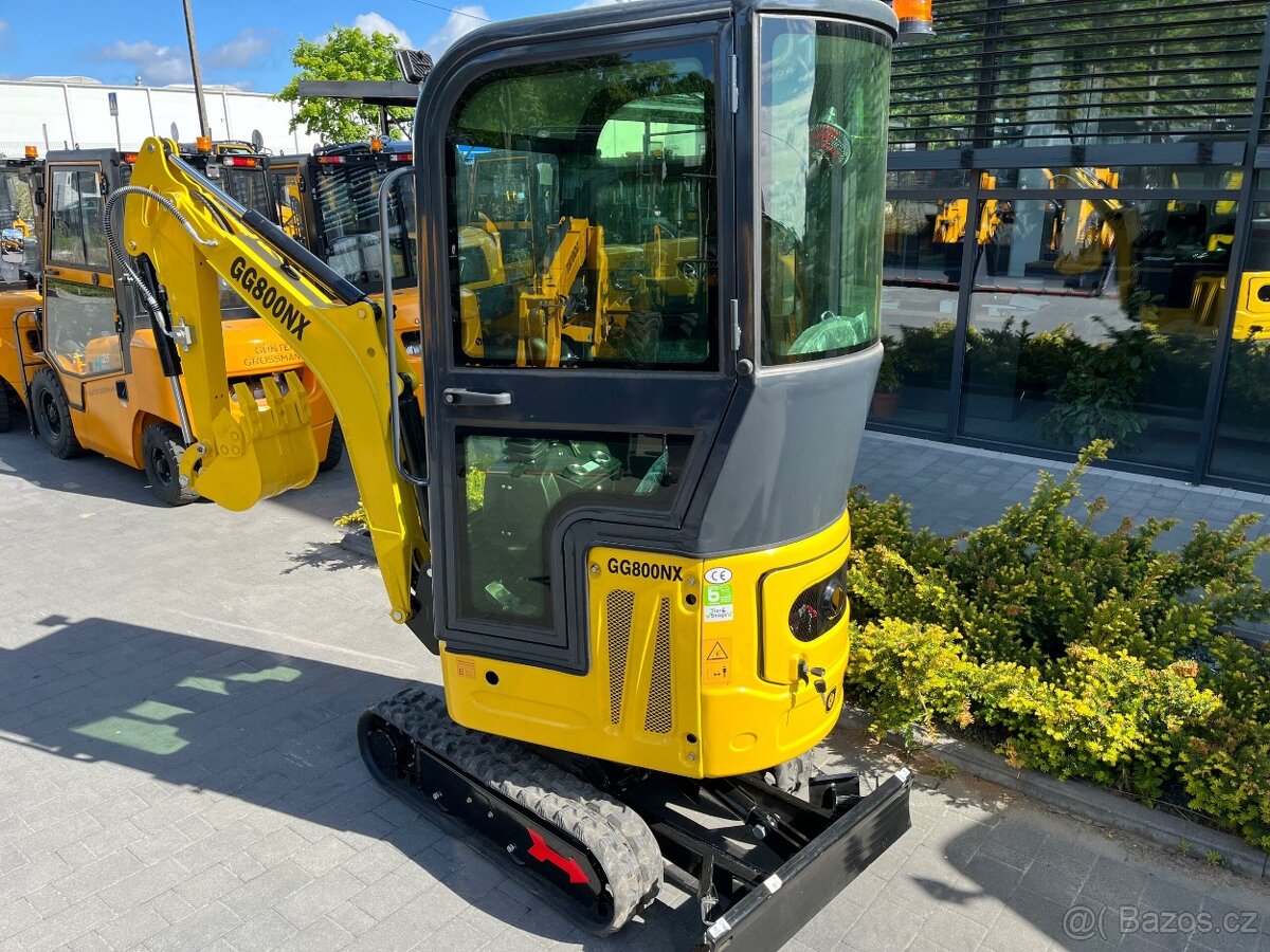 Minibáger GG800NXC-Koncoročná AKCIA + Dovoz GRÁTIS - 4