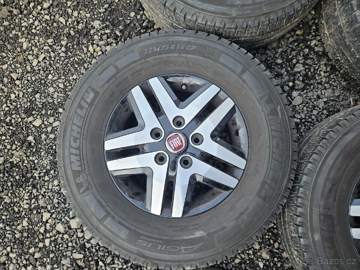 Alu kola Fiat ( Sevel ) 16" 5x130 letní 225/75 R16 - 4