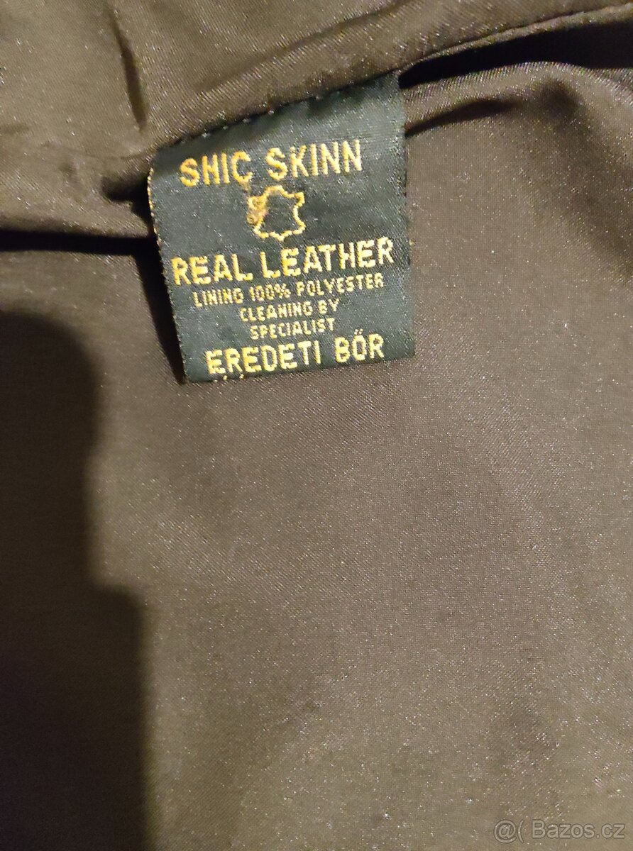 Dámská bunda z pravé kůže - 4