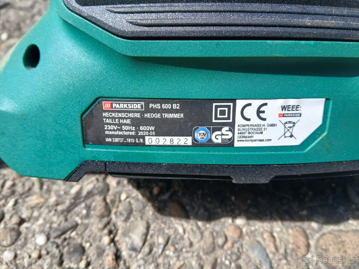 plotostrih elektricke nuzky parkside 600w - 4