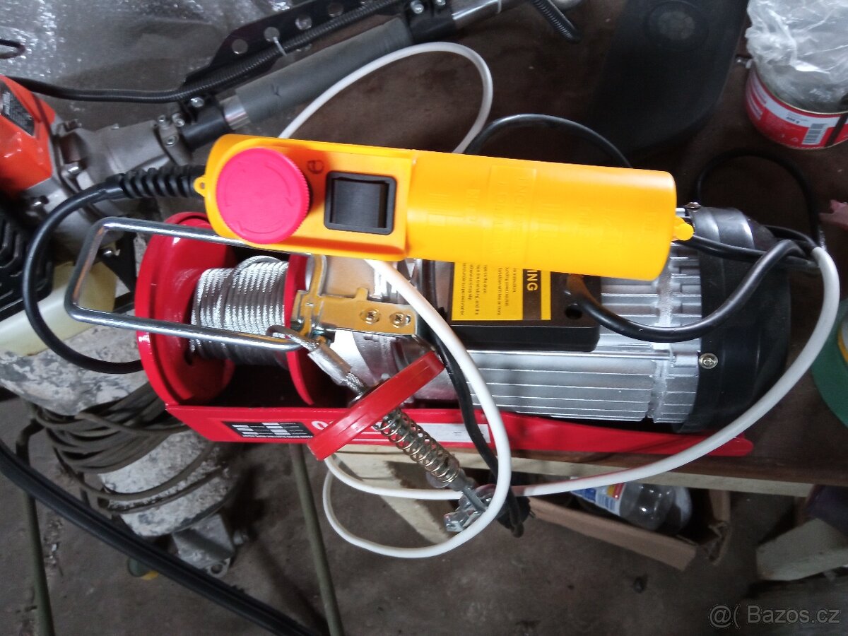 elektricky lanový naviják 600kg - 4