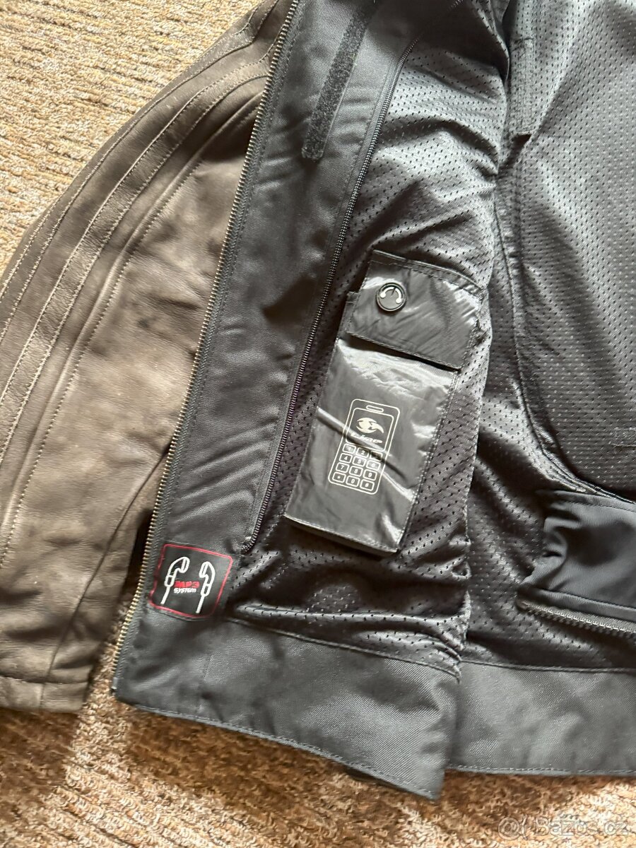 ROCKER kožená pánská moto bunda MBW - 4