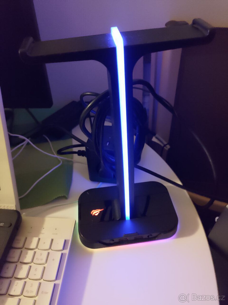 Herní stojan na sluchátka Havit TH650 RGB - 4