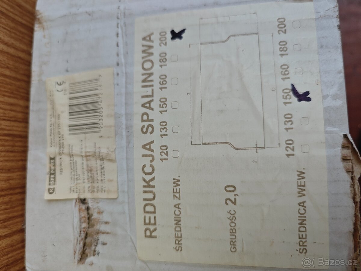 Komínová redukce 150/200 - 4