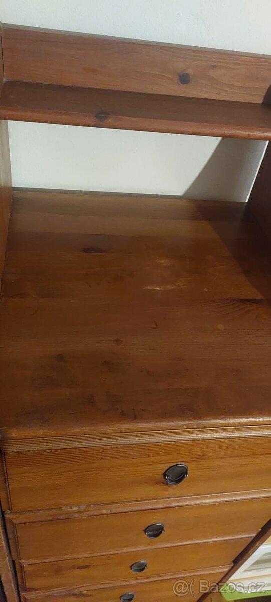 Masiv - šatní skříně, komoda, noční stolek IKEA Leksvik - 4