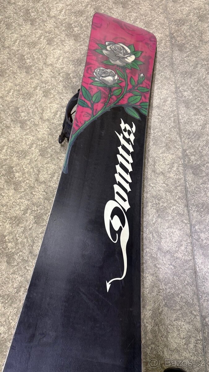 Donuts Snowboard 164cm s vázáním Flow - 4