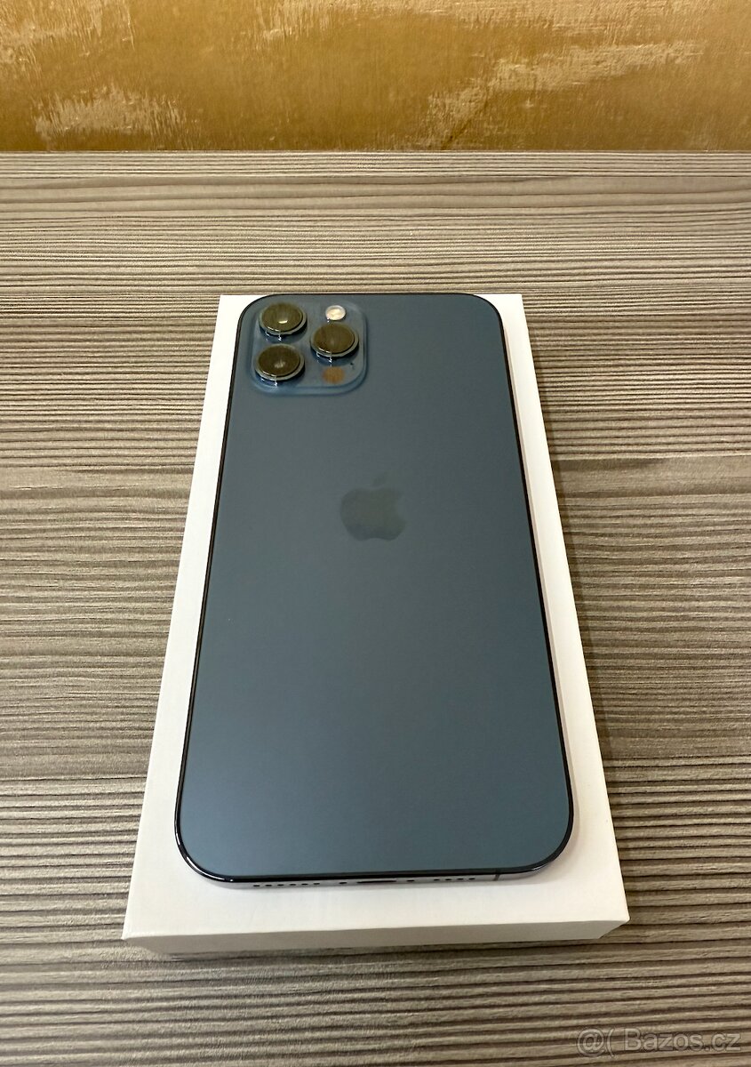 Apple iPhone 12 Pro Max 256GB modrý, TOP stav, baterie 100% - 4