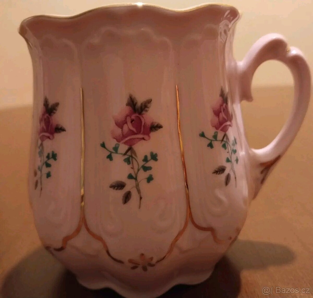 Hrnky růžový porcelán - 4