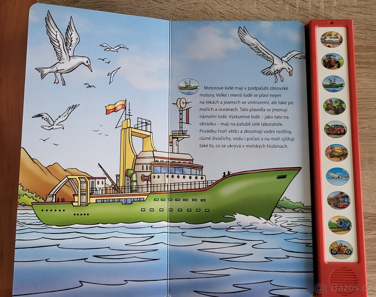 Moje zvukova knizka 10 zvuku vozidel - 4