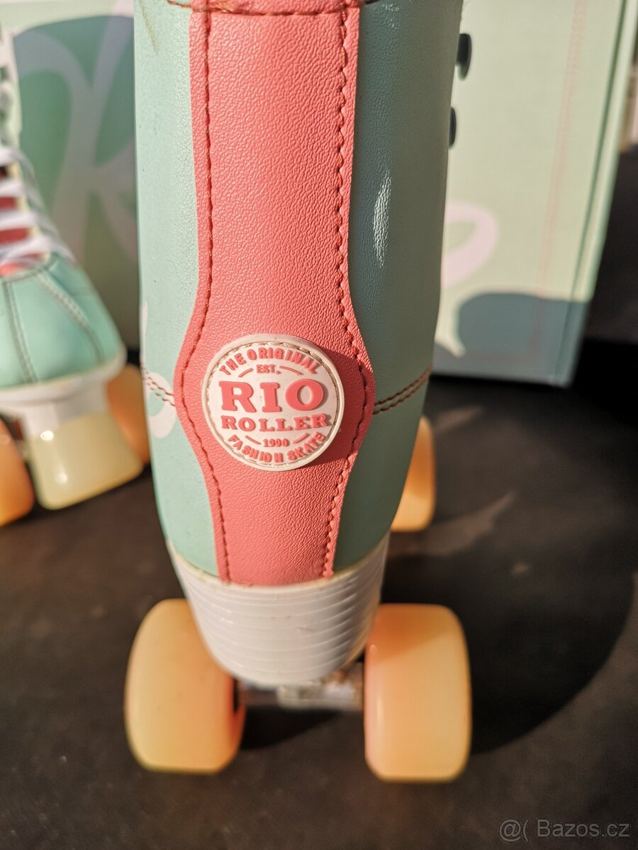 Rio roller kolečkové retro brusle - 4