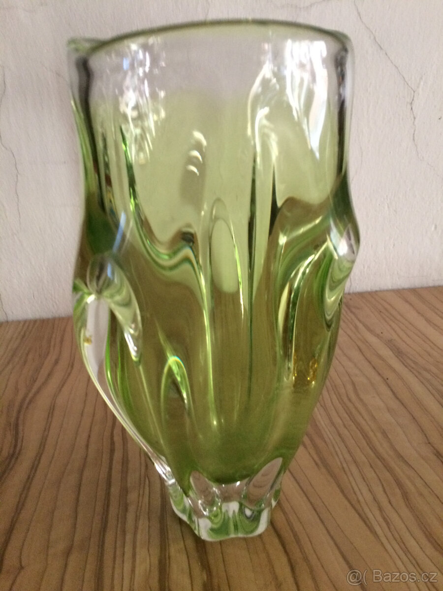 Vázy hutní sklo - 4