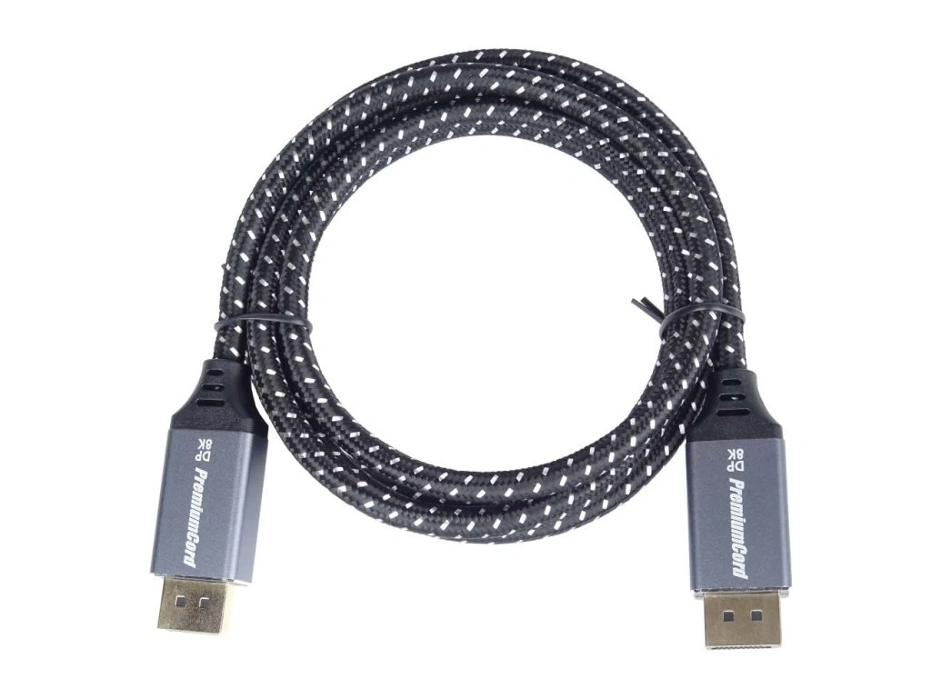 PremiumCord DP 1.4 kabel 8K, kov, zlacený, 3m - 4