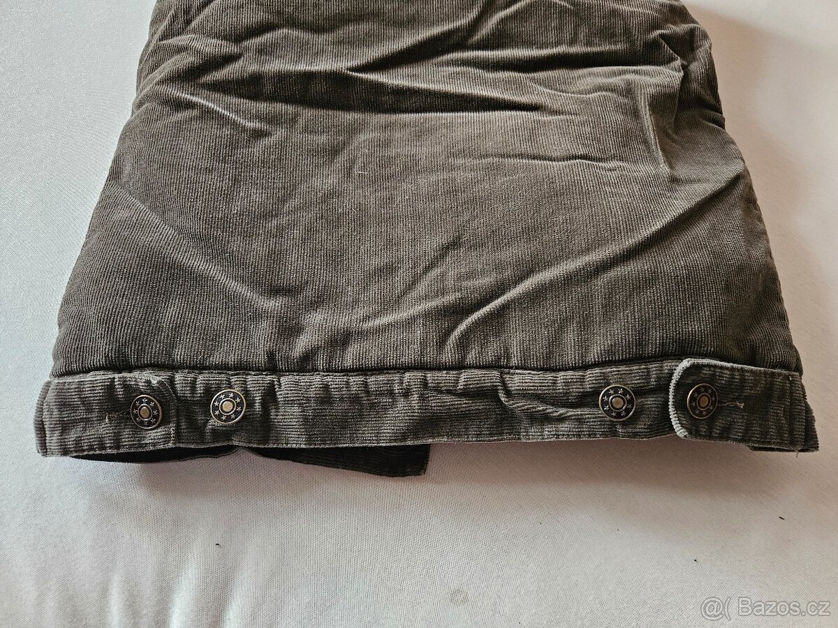 Manšestrová bunda s kožíškem vel. 116 - 4