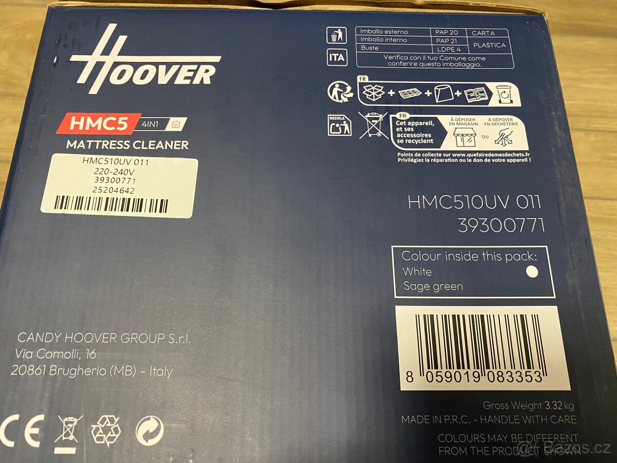 Hoover HMC5 UV čistič matrací – nový, nepoužitý - 4