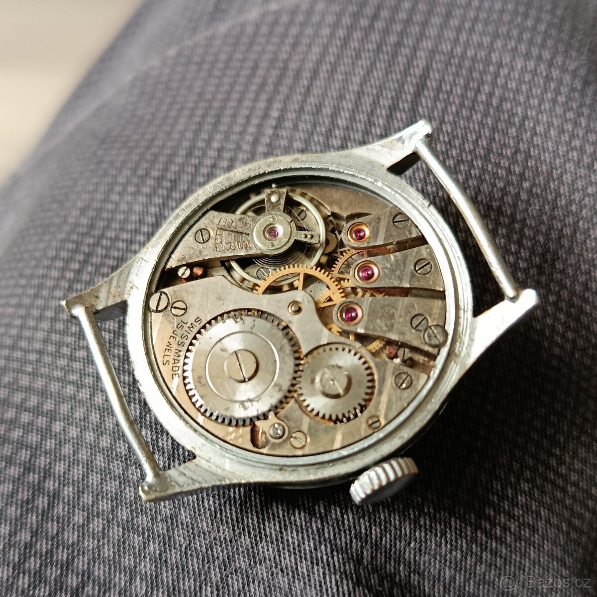 Vojenské švýcarské hodinky MERCEDES - 4