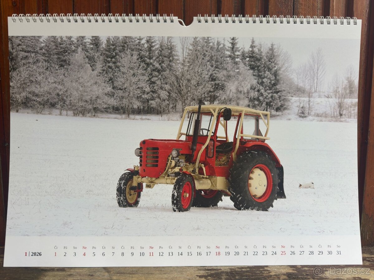 Kalendáře s traktory Zetor na rok 2026 - 4