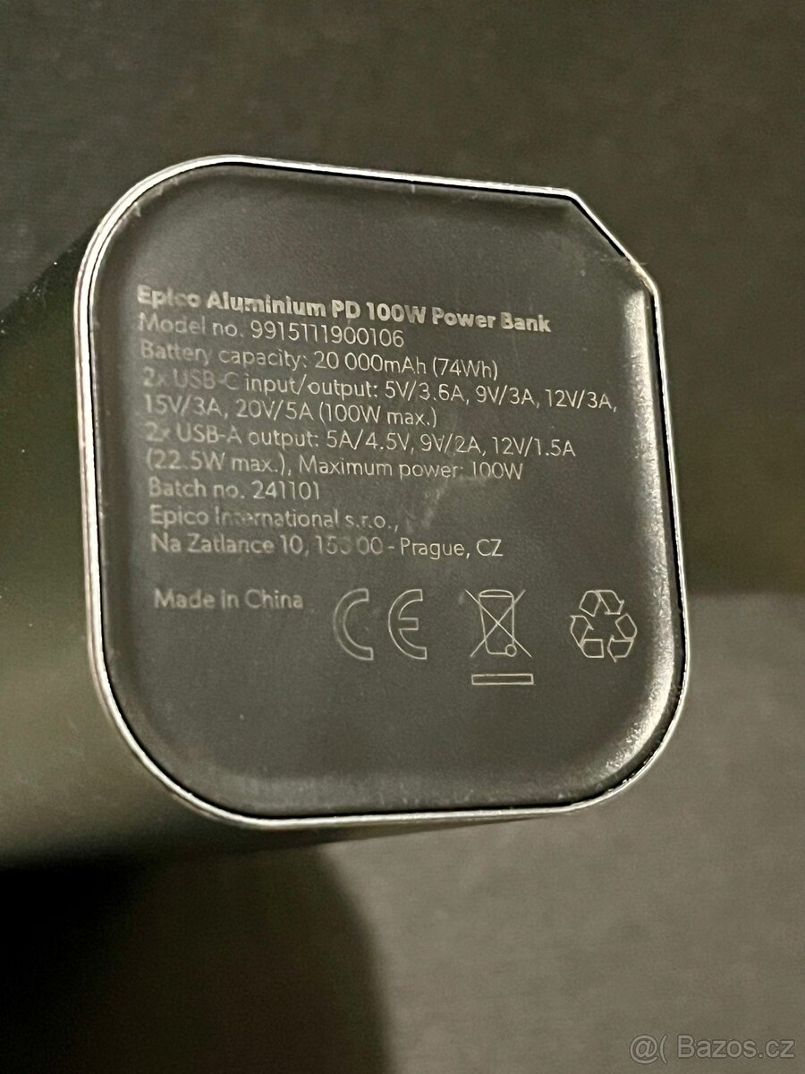Epico PD 100W 20V/5A Powerbanka 20 000 mAh - 4