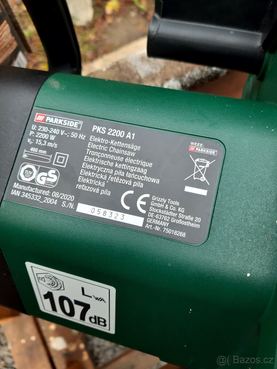 řetězová pila Parkside PKS 2200 A1 - 4