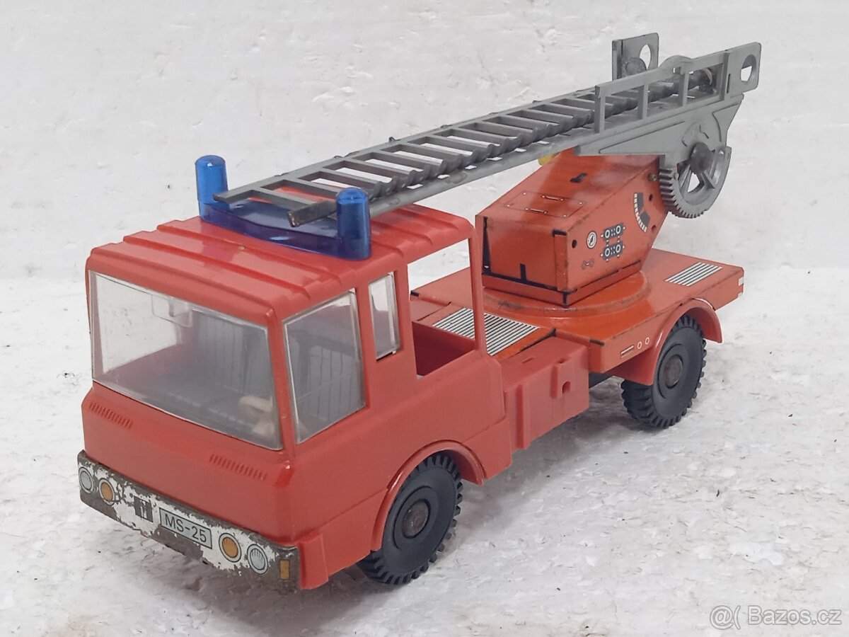 Hasičské auto Žebřík MSB MS 25 Retro hračka - 4