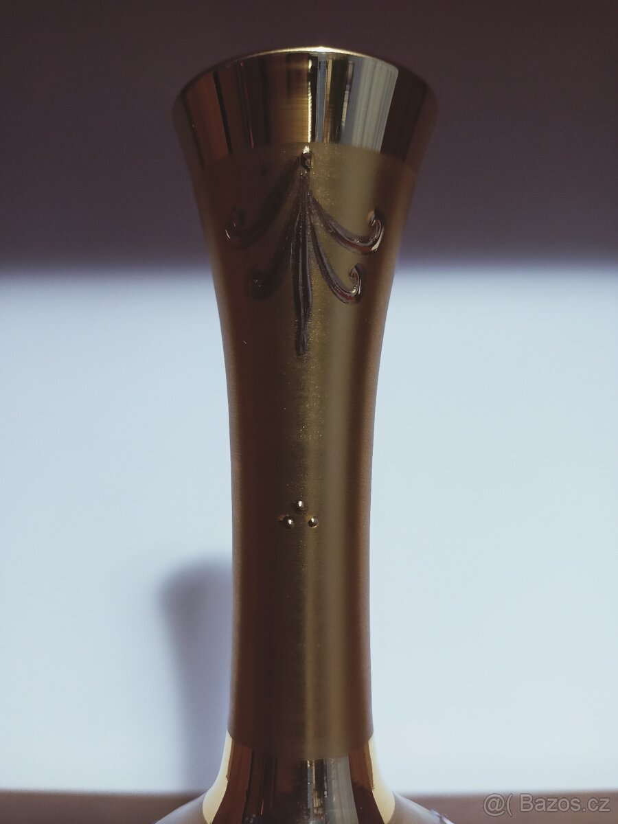 novoborské sklo - malá vázička - 4