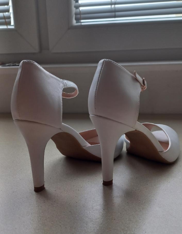 Dámské lodičky bílé - 4