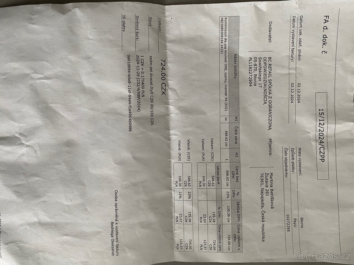 Obleček pro psa - 4