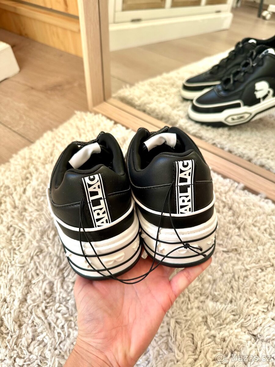 ČERNÉ TENISKY KARL LAGERFELD - 4