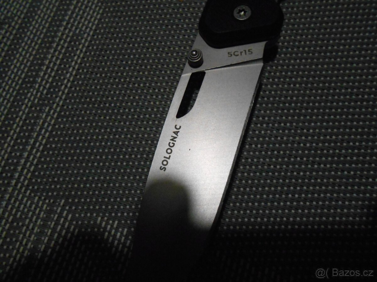 Lovecký zavírací nůž SOLOGNAC 19,5cm - zachovalý - foto - 4