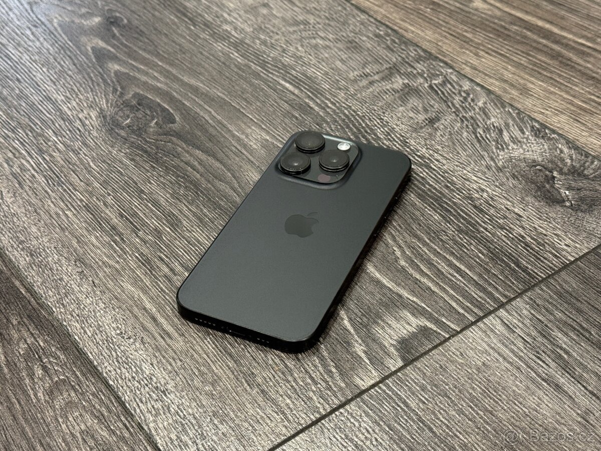 Apple iPhone 15 PRO 256GB černý - TOP STAV - 4