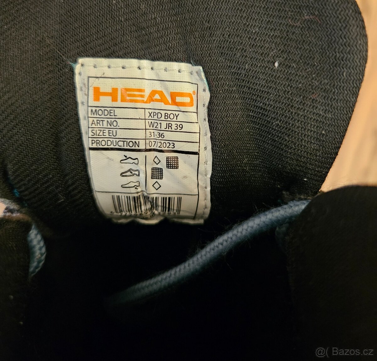 Zimní brusle HEAD XPD BOY s nastavitelnou velikost 31-36 - 4