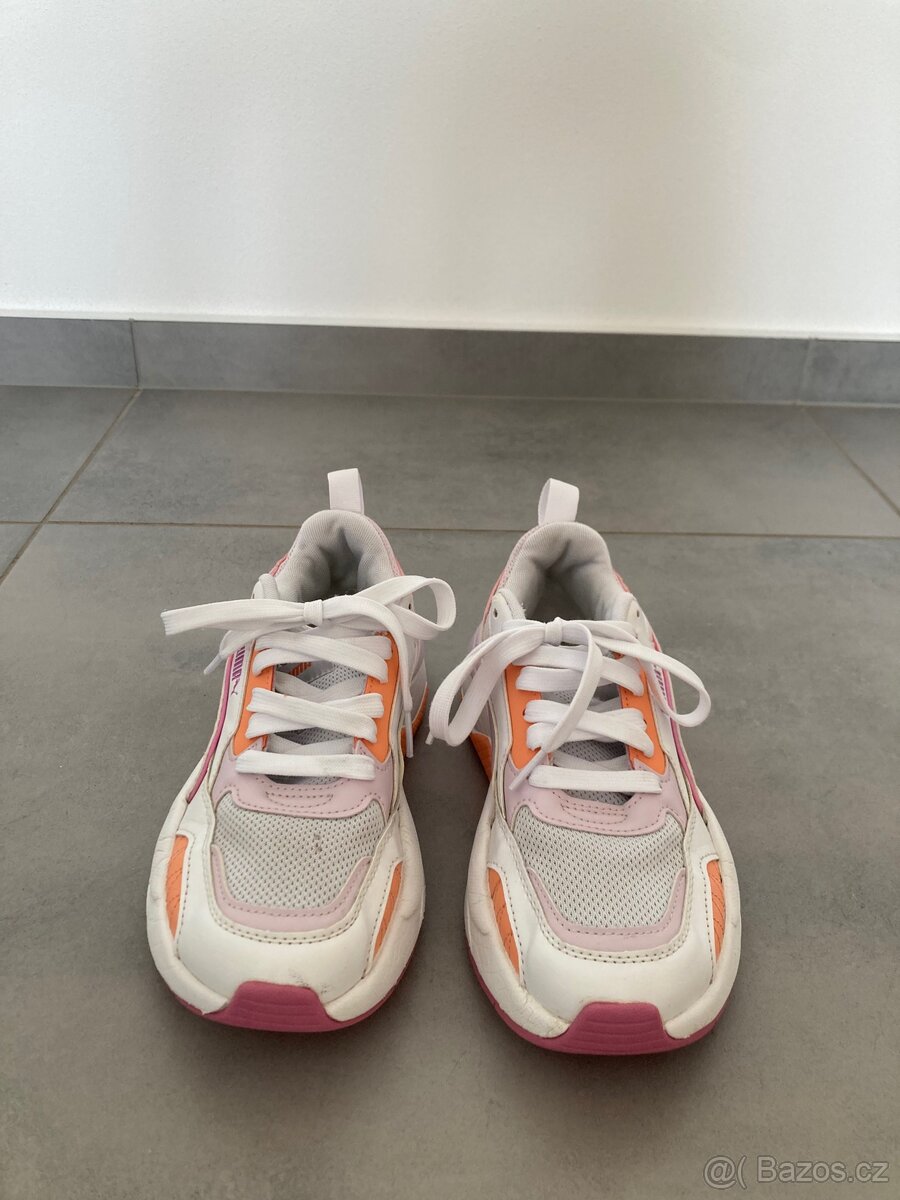 Puma tenisky 37,5 dívčí dámské bílé - 4