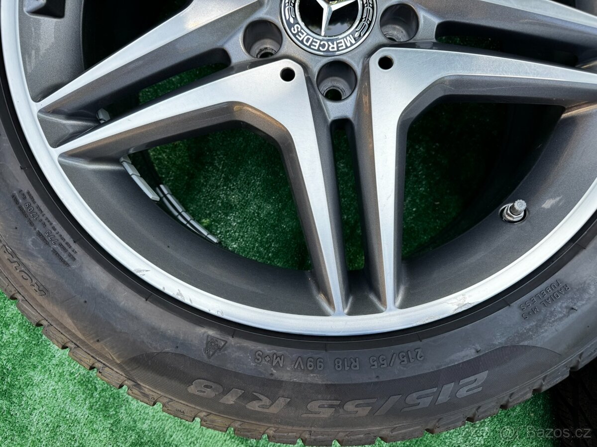 Originál alu kola Mercedes GLA R18 zimní AMG - 4