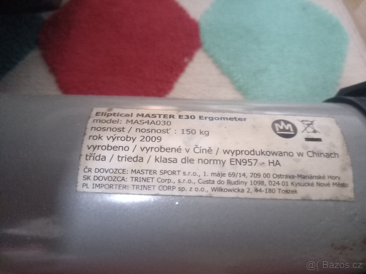 Eliptický trenažer Eliptical Master E30 - 4