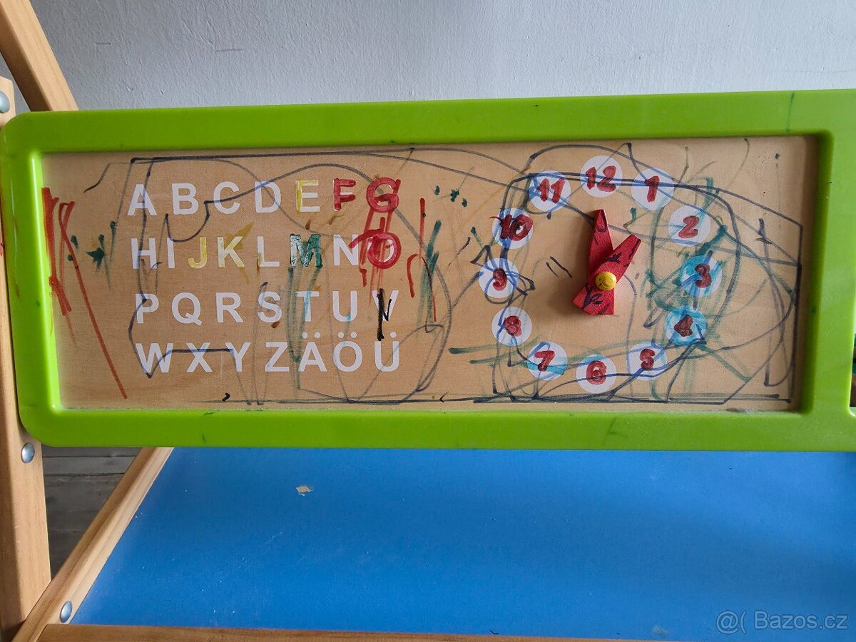 Tabule pro děti na fixy a křídy, magnetická - 4