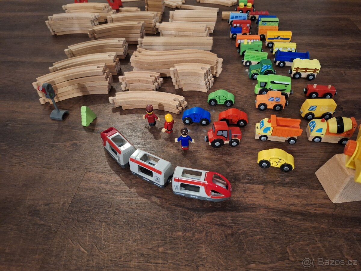 Dřevěné koleje s příslušenstvím - 4