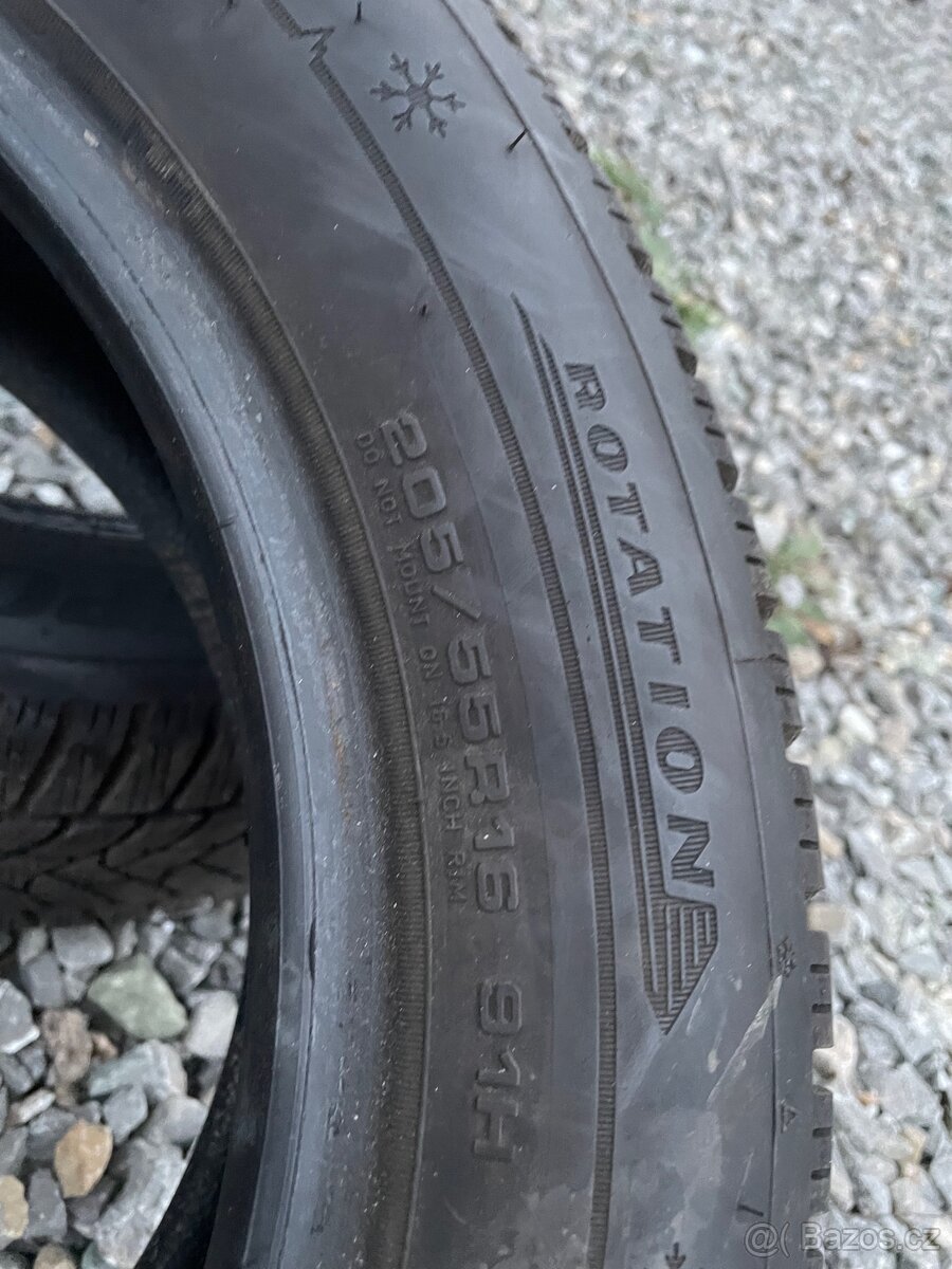 Zimní gumy 205/55/16 2ks - 4