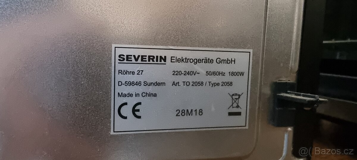 Horkovzdušná minitrouba s otočným grilem - 4